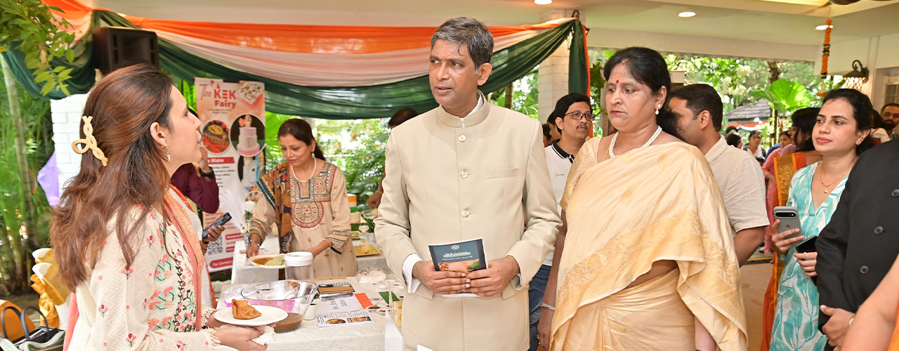  NRI Women Entrepreneurs in Malaysia displayed their creativity and innovation through stalls at India House
